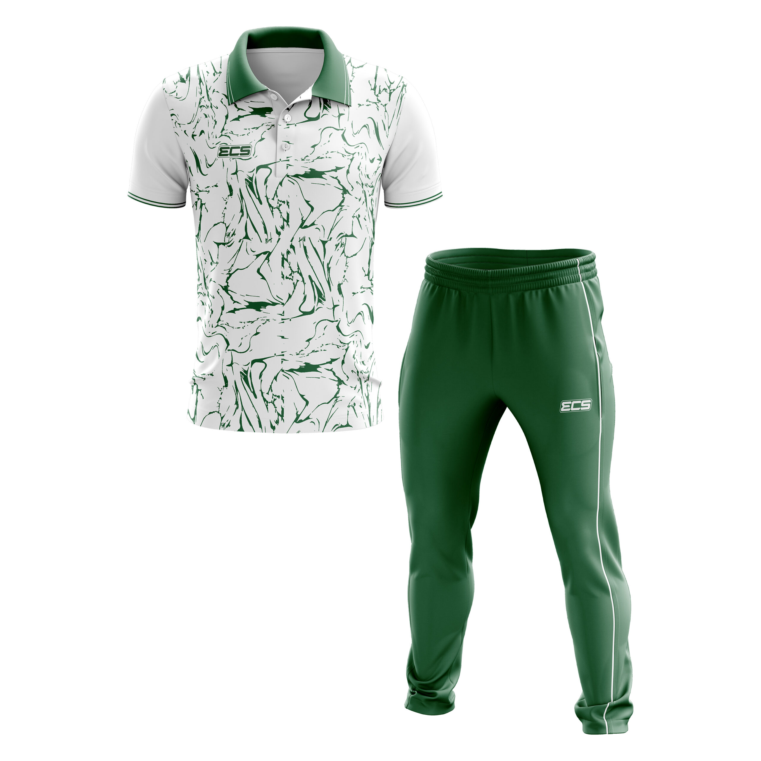 MATCH KIT – DARK GREEN & WHITE | ECS