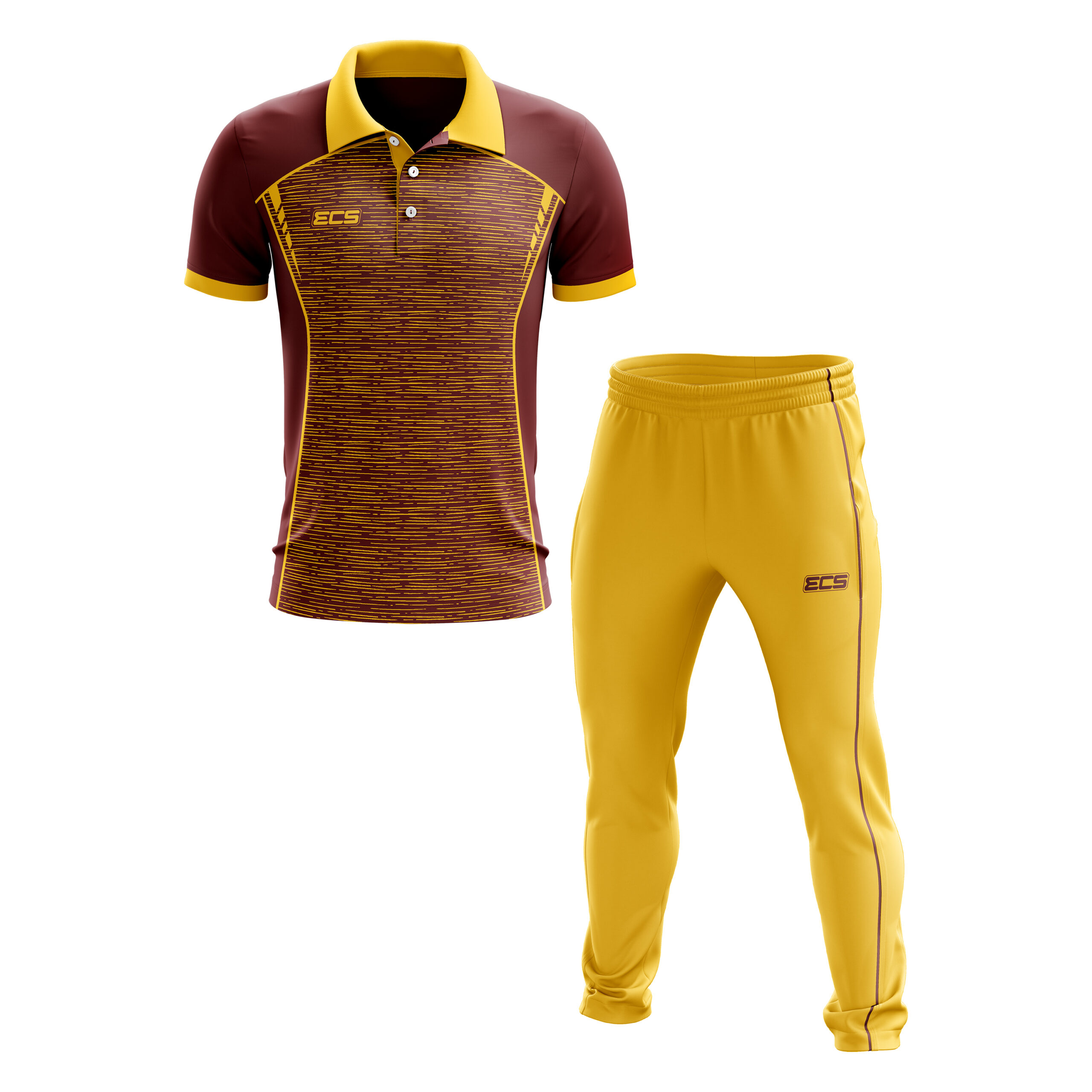 MATCH KIT – MAROON & Yellow | ECS