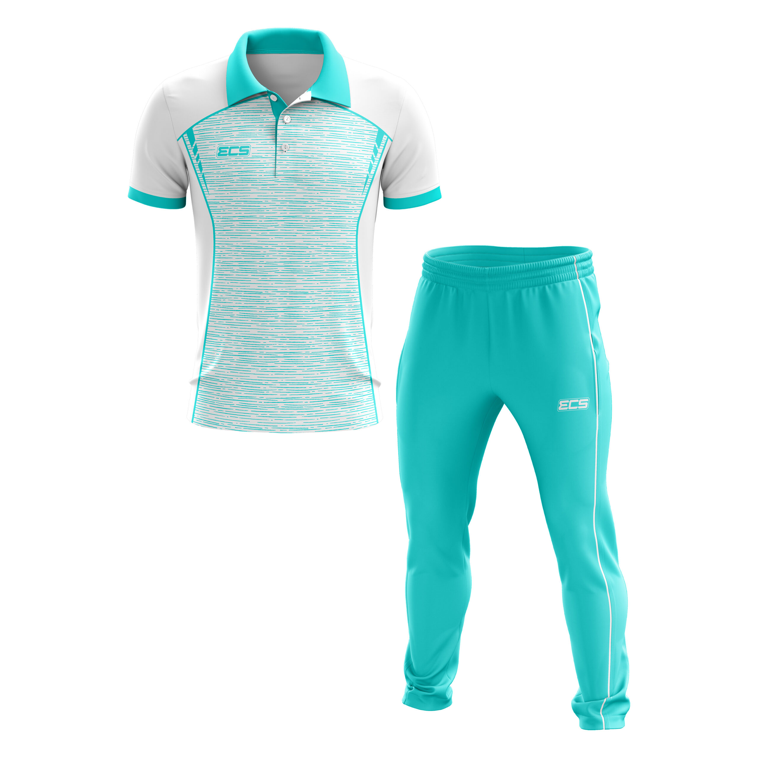 MATCH KIT – WHITE & GREENISH (CYAN) | ECS