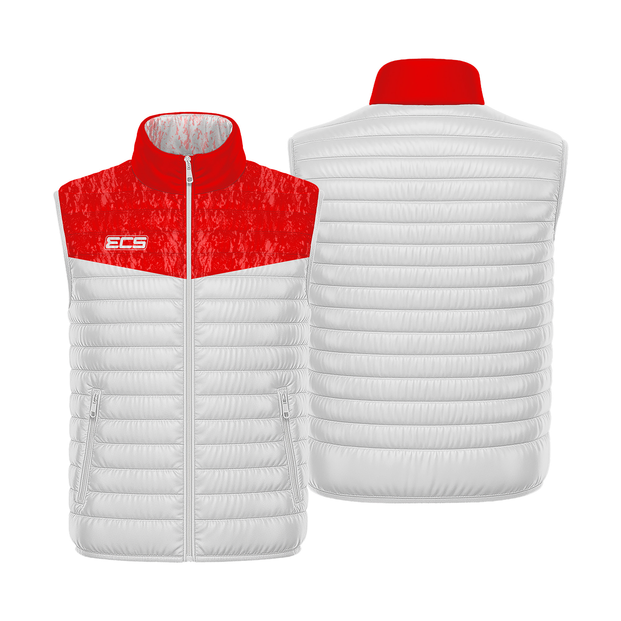 ECS Gilet Jacket – AeroStrike (Range 1) - C3 | Semi‑Sublimated Teamwear