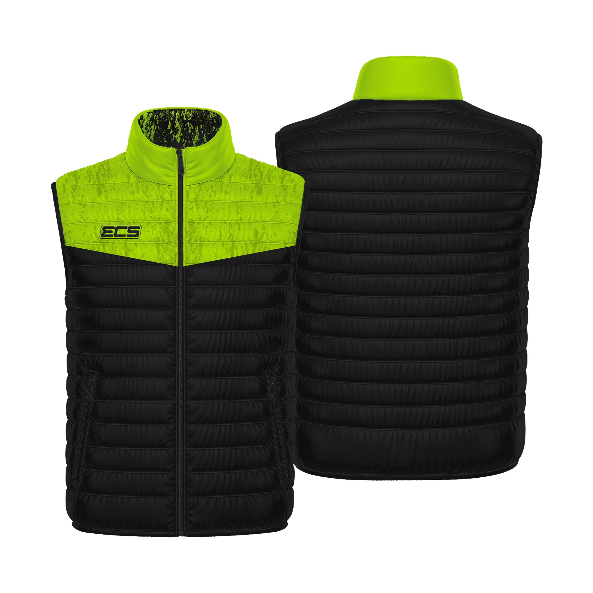 ECS Gilet Jacket – AeroStrike (Range 1) - C1 | Semi‑Sublimated Teamwear