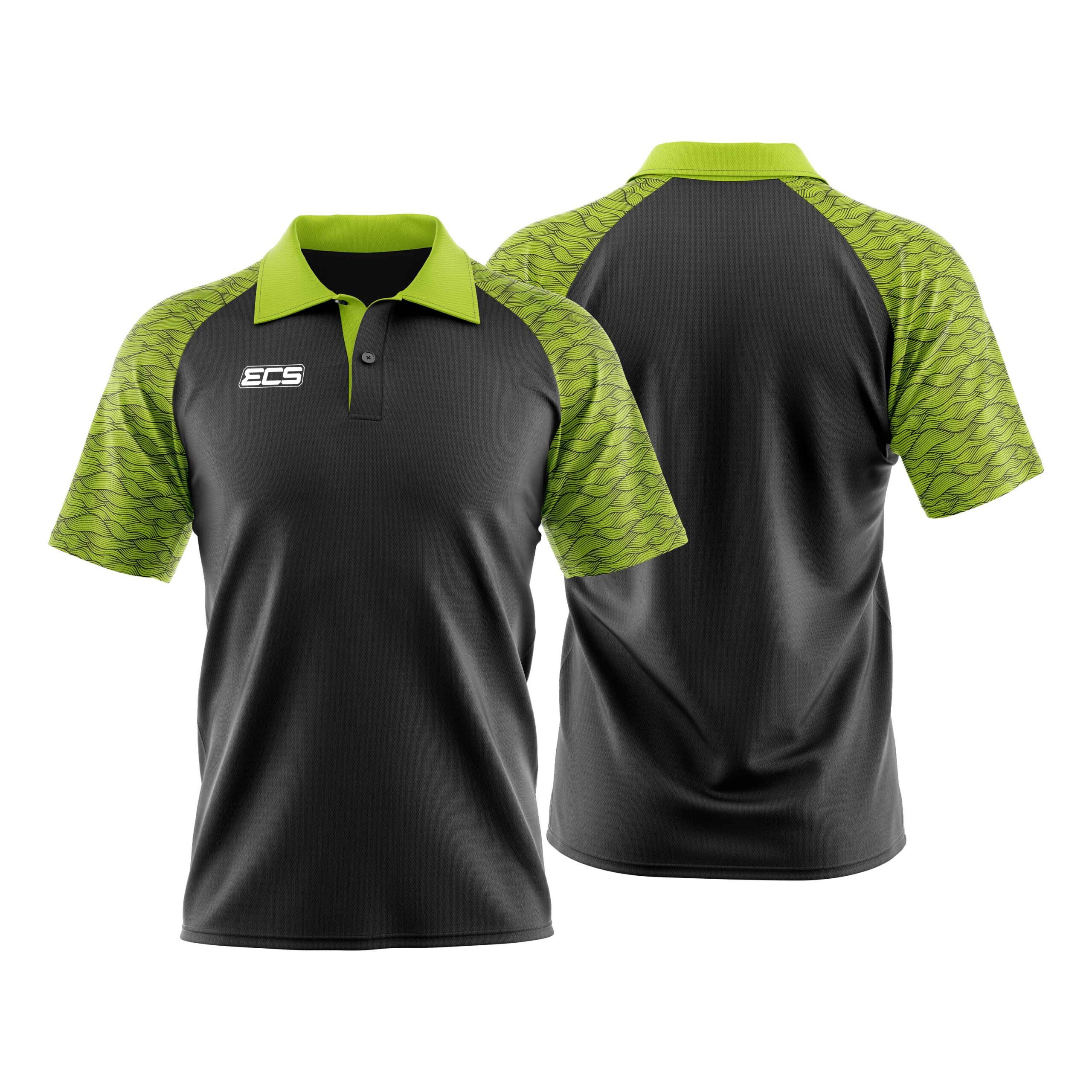 ECS Training Polo – Prime (Range 2) – C1 | Semi‑Sublimated Practice Top