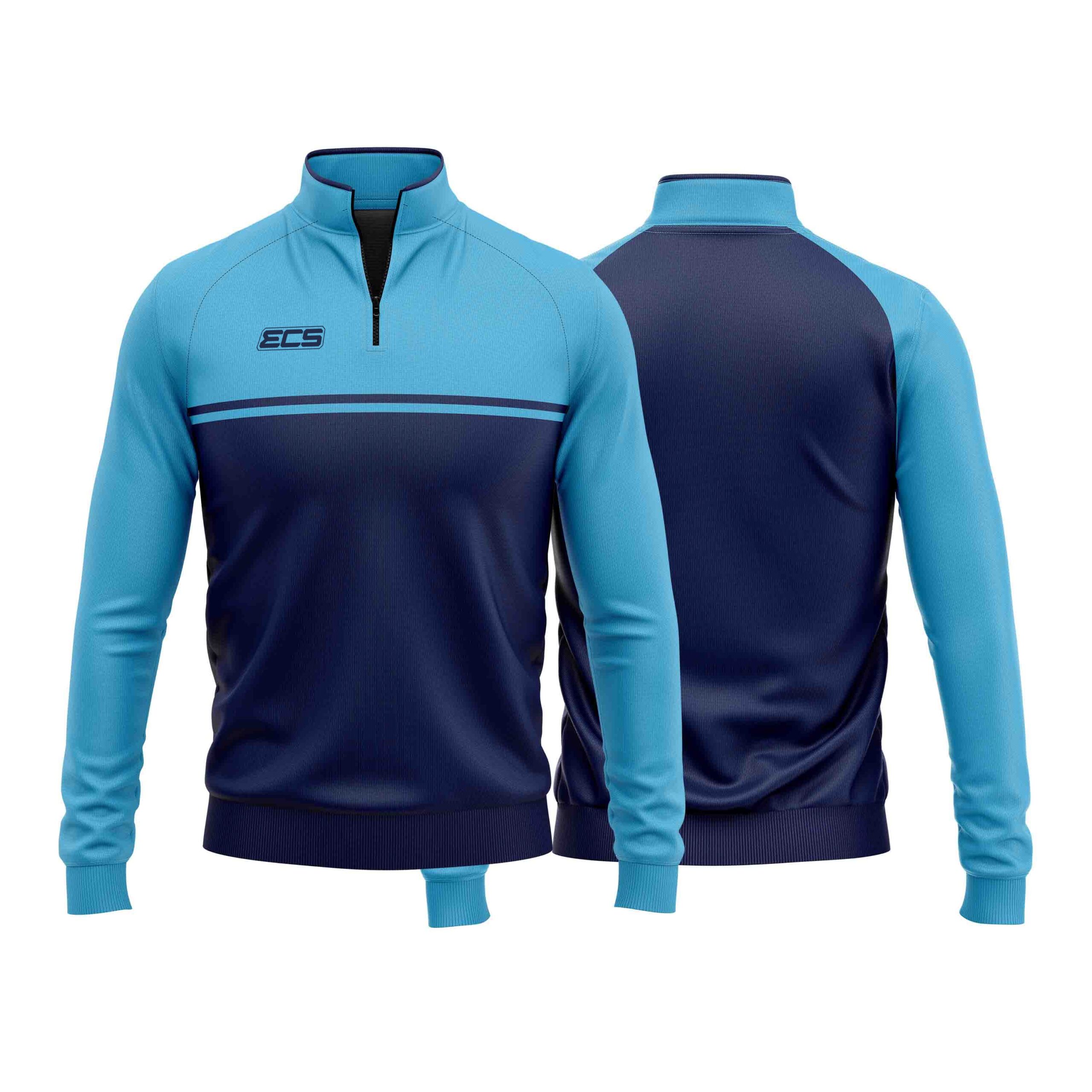 ECS Quarter‑Zip Training Top – Pulse (Range 2) - C13 | Semi‑Custom Teamwear