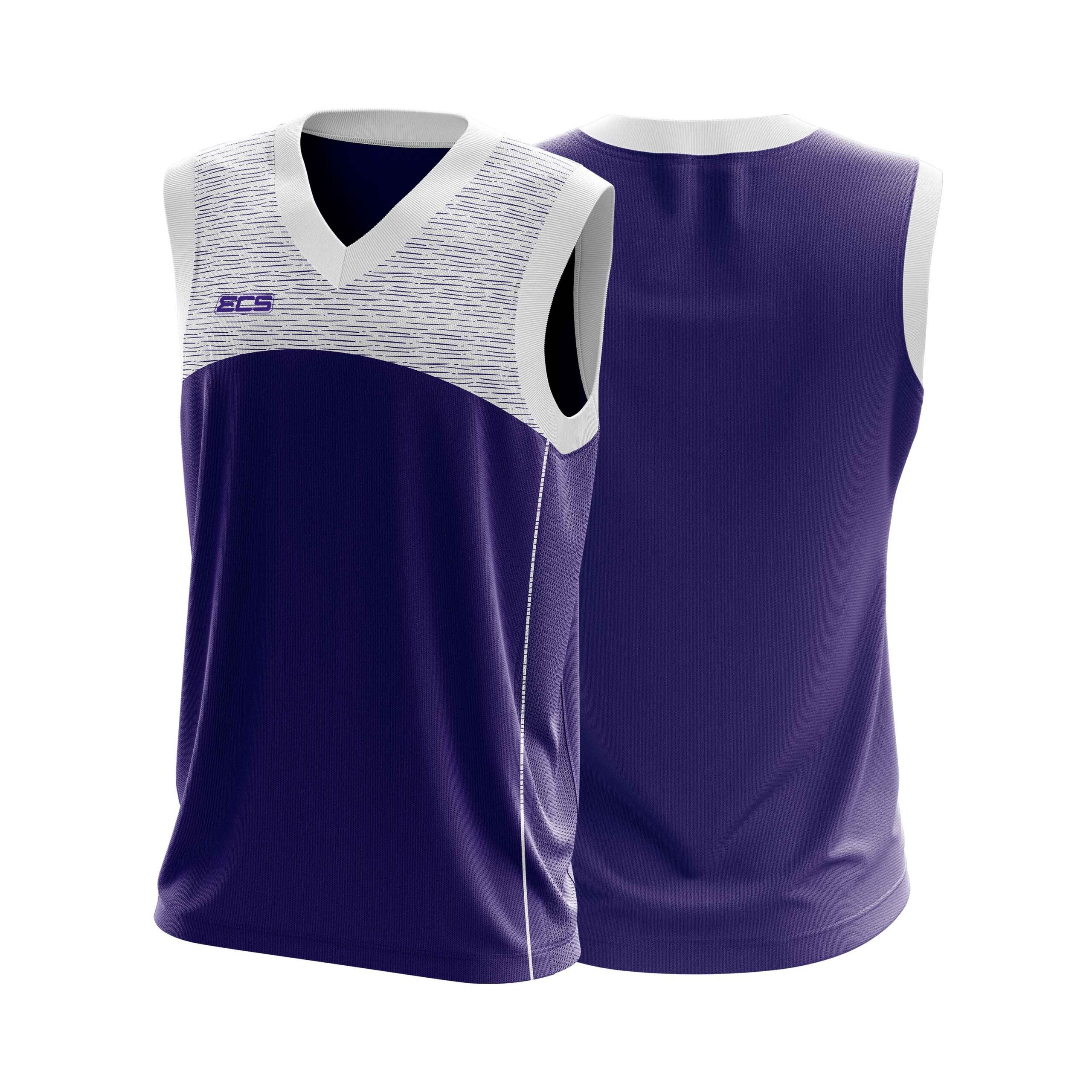 ECS Sleeveless Cricket Sweater – Strive (Range 2) - C10 | Semi‑Sublimated Teamwear