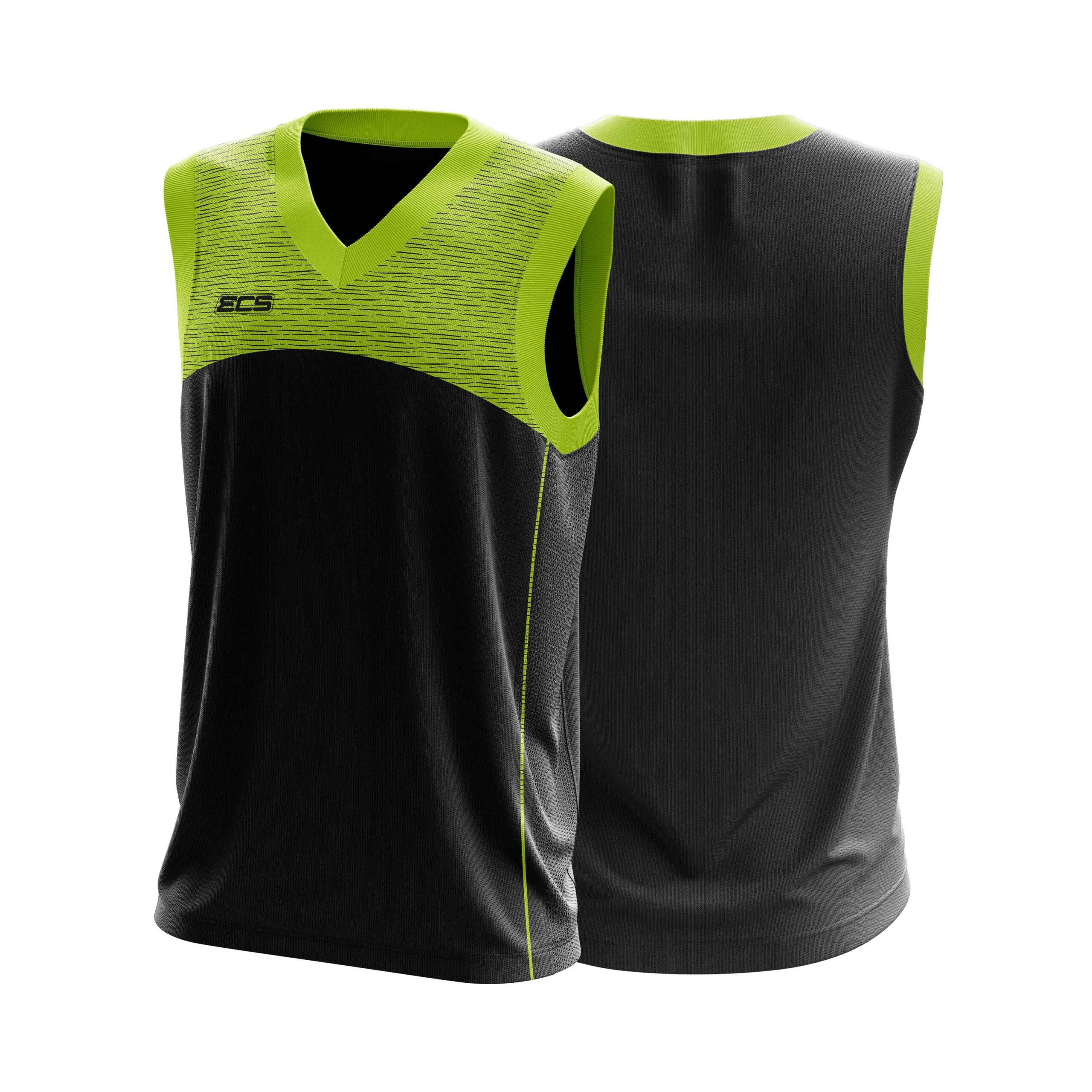 ECS Sleeveless Cricket Sweater – Strive (Range 2) - C1 | Semi‑Sublimated Teamwear