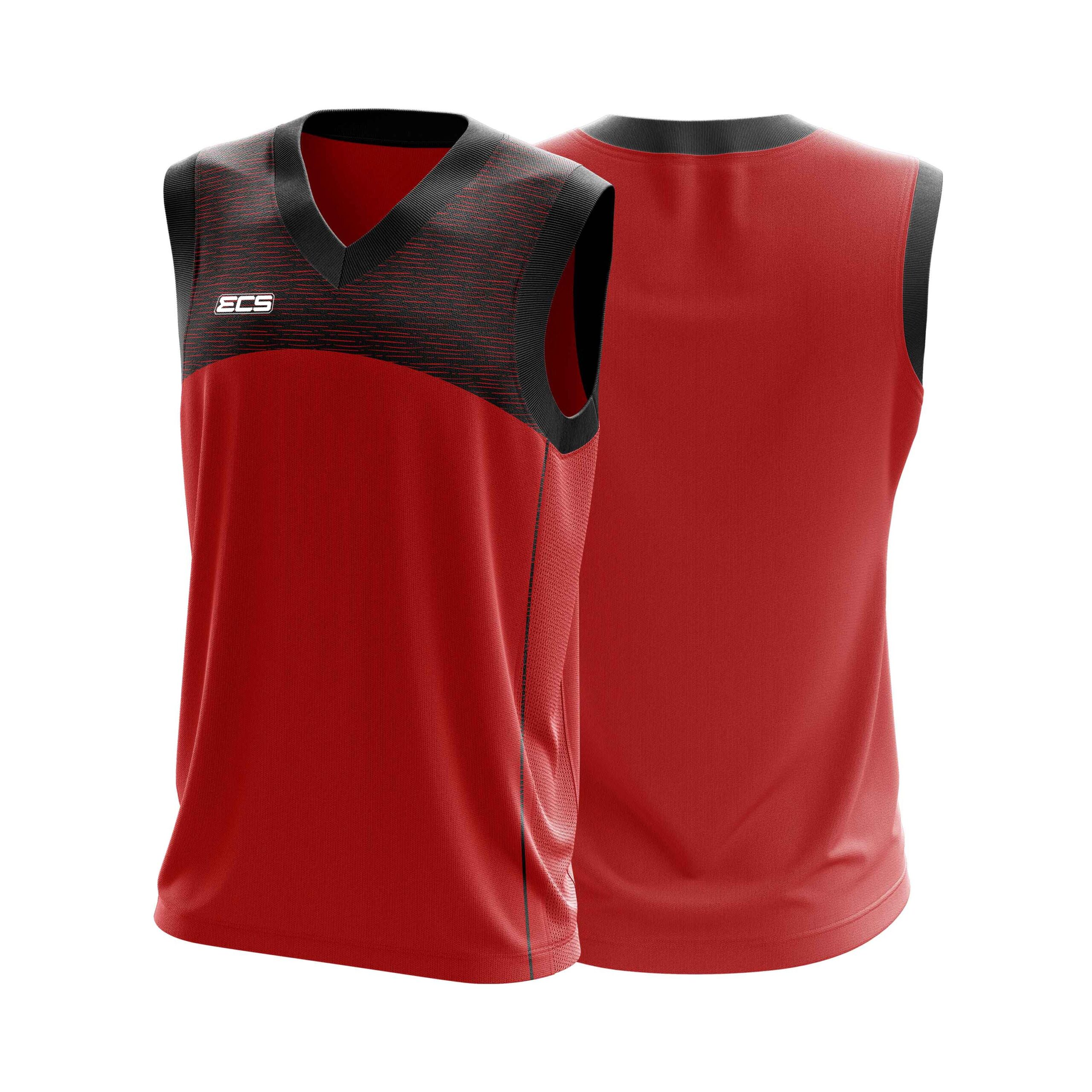 ECS Sleeveless Cricket Sweater – Strive (Range 2) - C9 | Semi‑Sublimated Teamwear