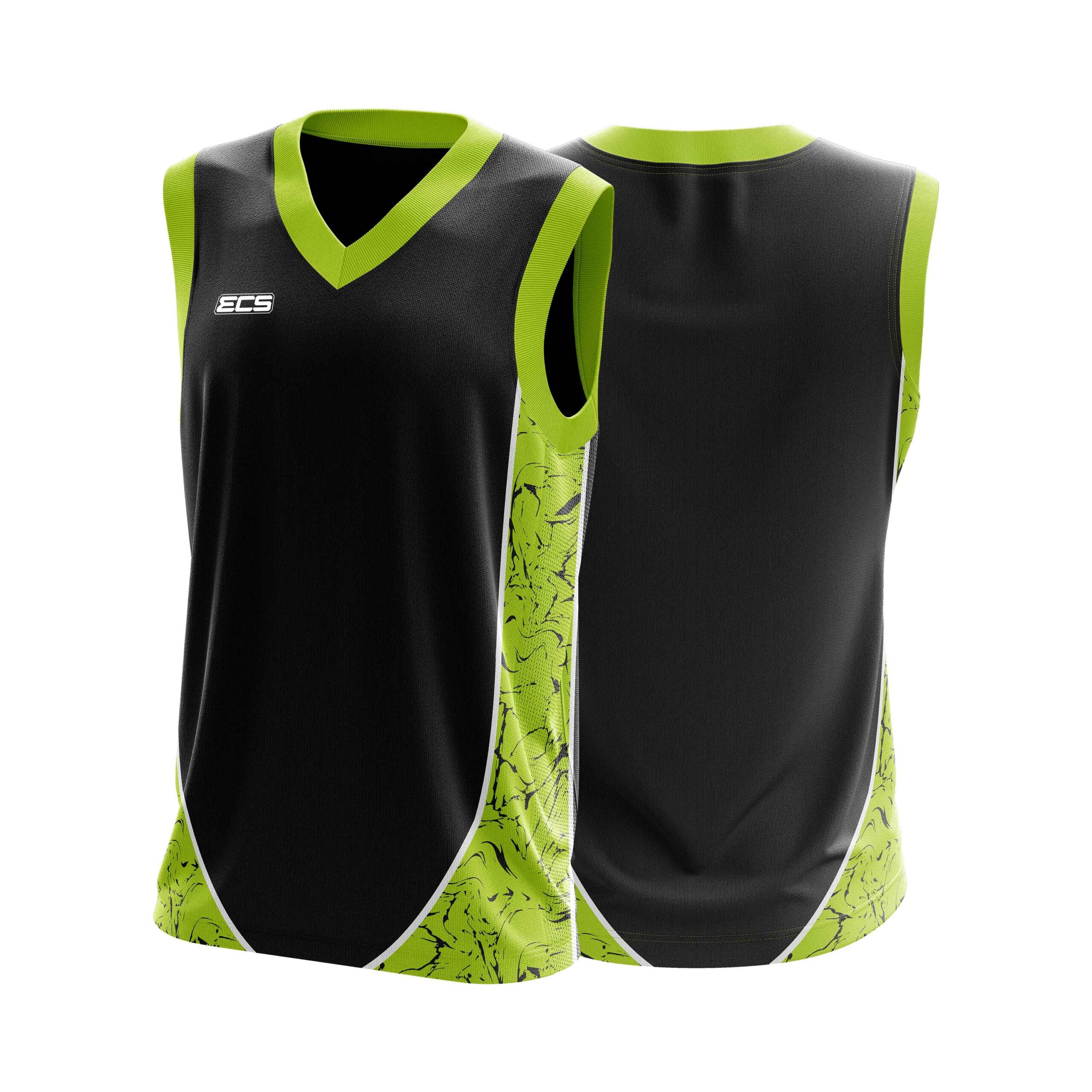 ECS Sleeveless Cricket Sweater – Surge (Range 3) - C1 | Semi‑Sublimated Teamwear