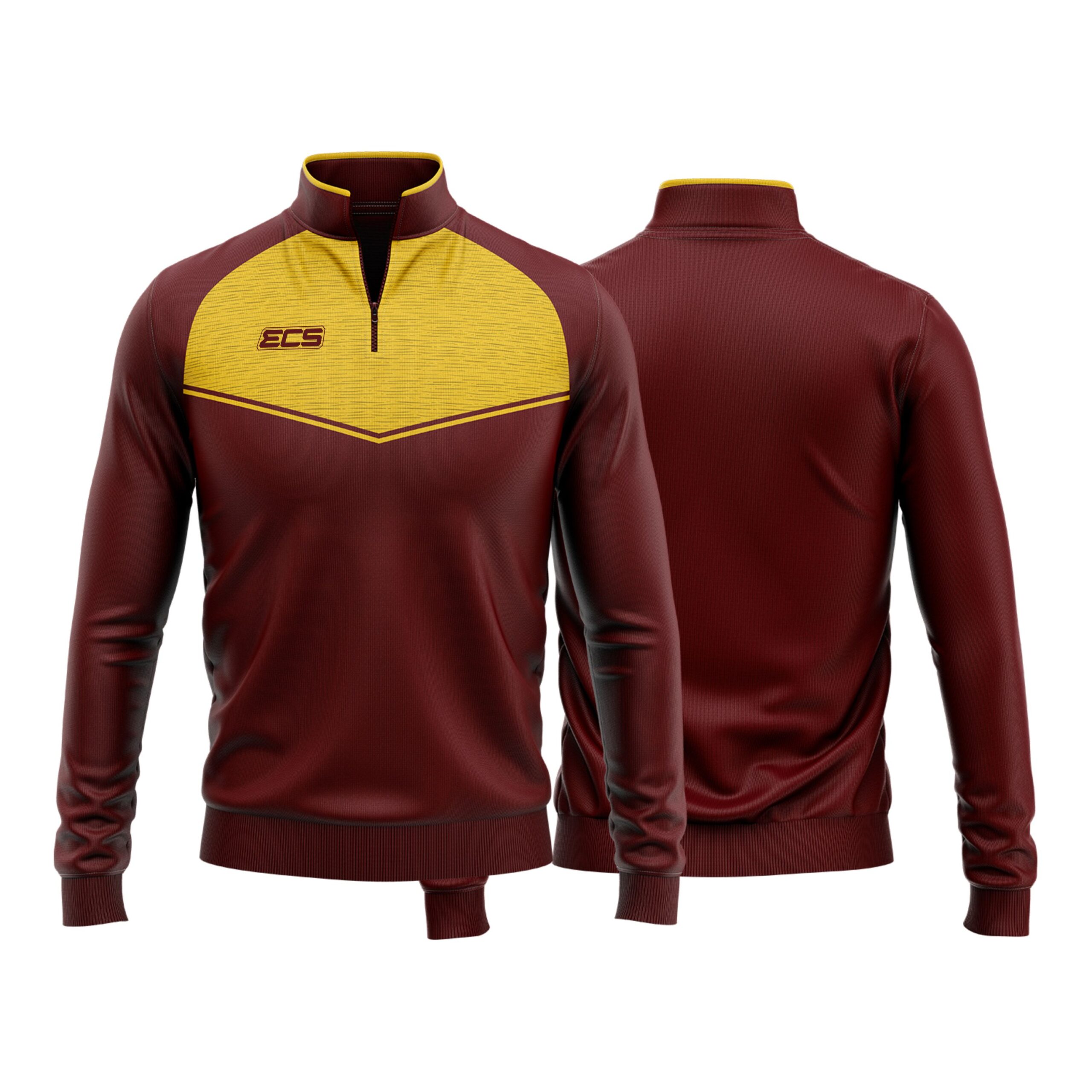 ECS Quarter‑Zip Training Top – Titan (Range 4) - C3 | Semi‑Custom Teamwear