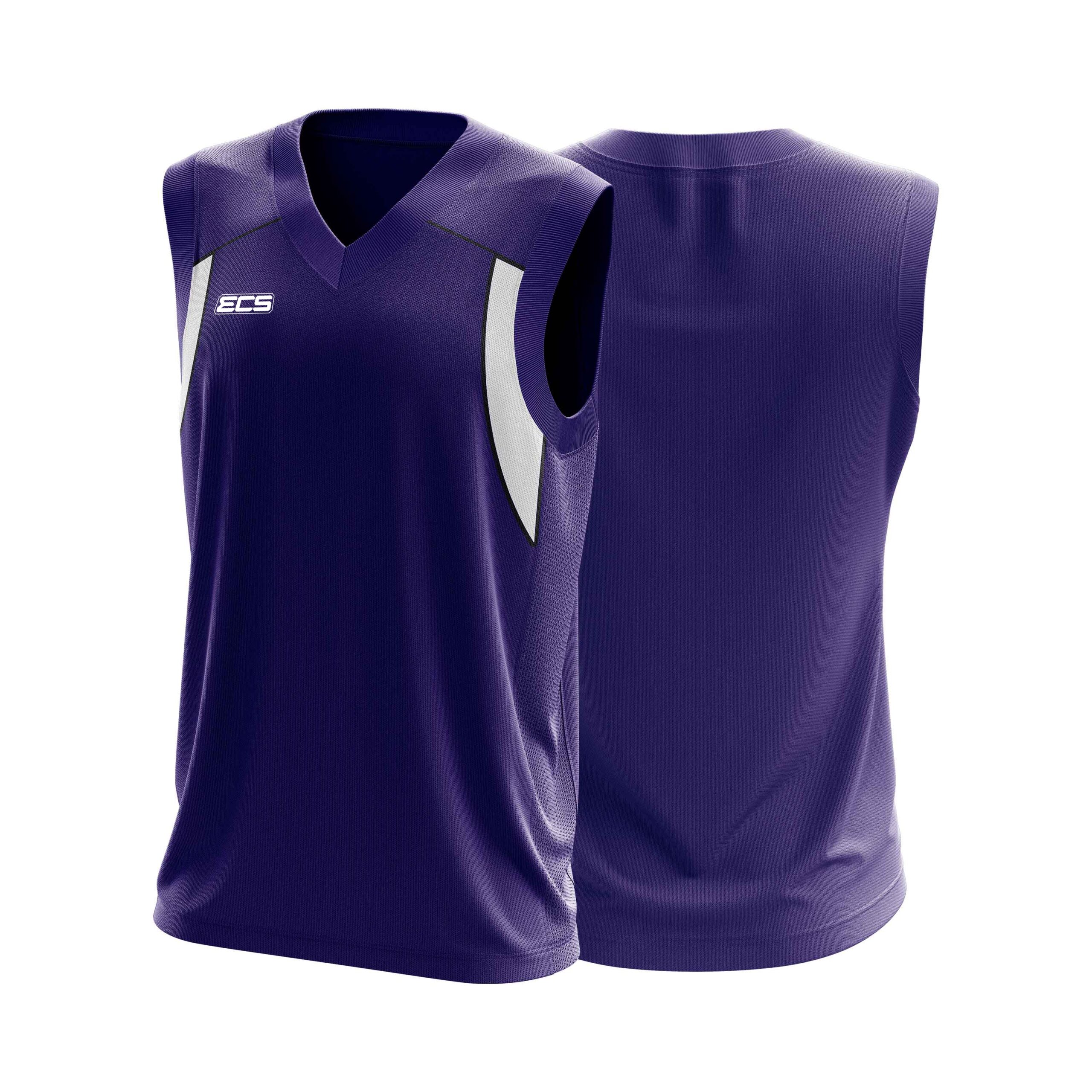 ECS Sleeveless Cricket Sweater – Vanta (Range 4) - C13 | Semi‑Sublimated Teamwear