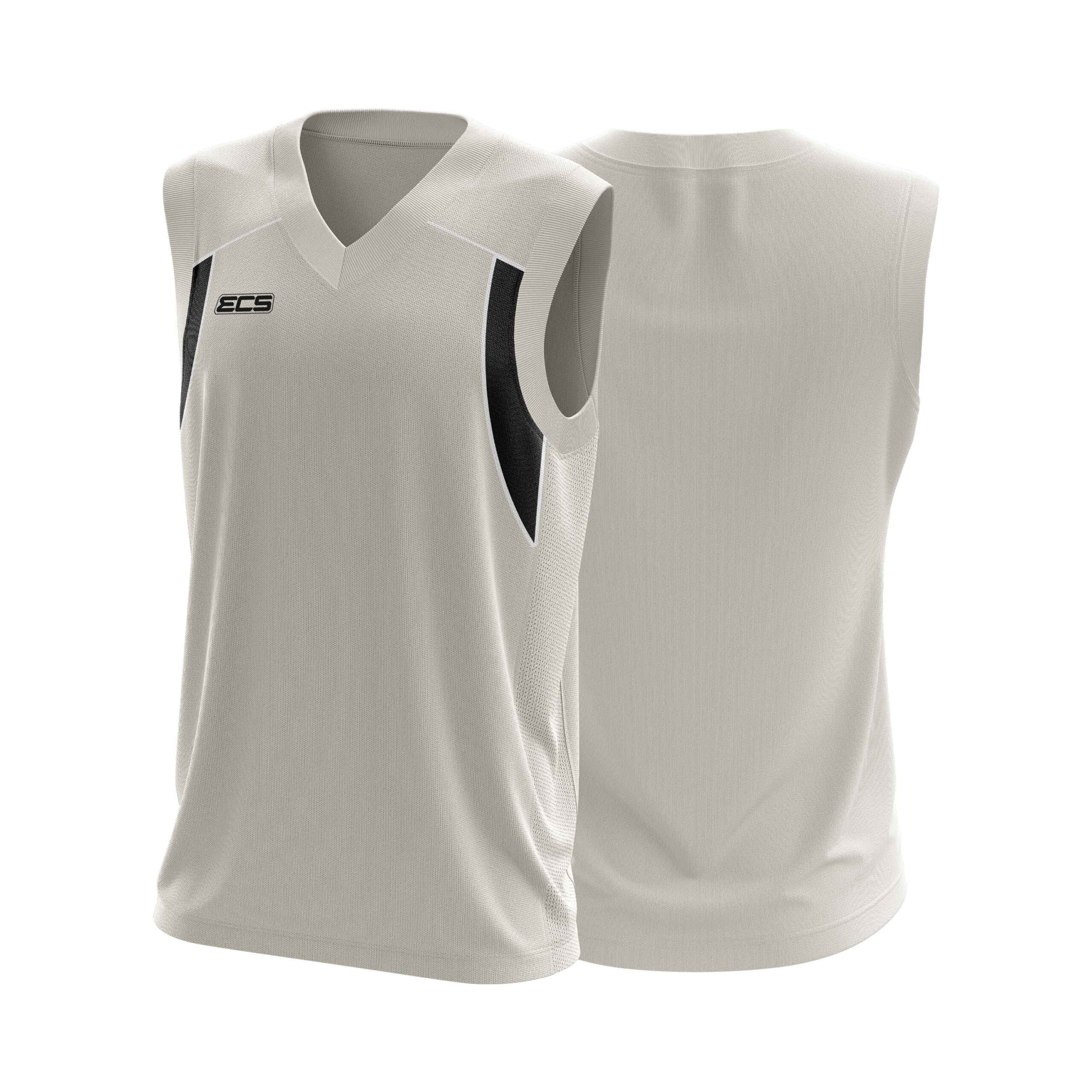 ECS Sleeveless Cricket Sweater – Vanta (Range 4) - C7 | Semi‑Sublimated Teamwear