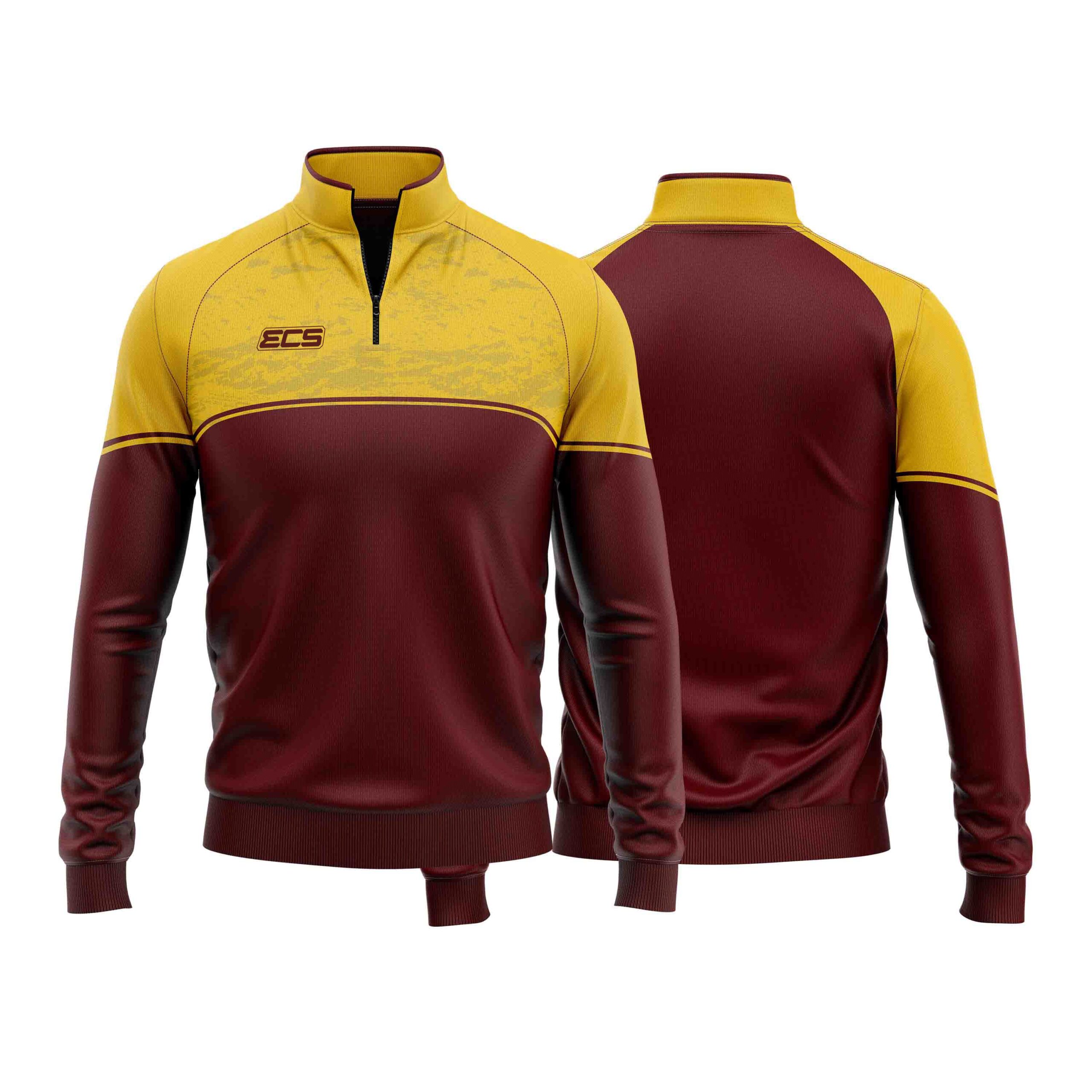 ECS Quarter‑Zip Training Top – Zenith (Range 5) - C11 | Semi‑Custom Teamwear