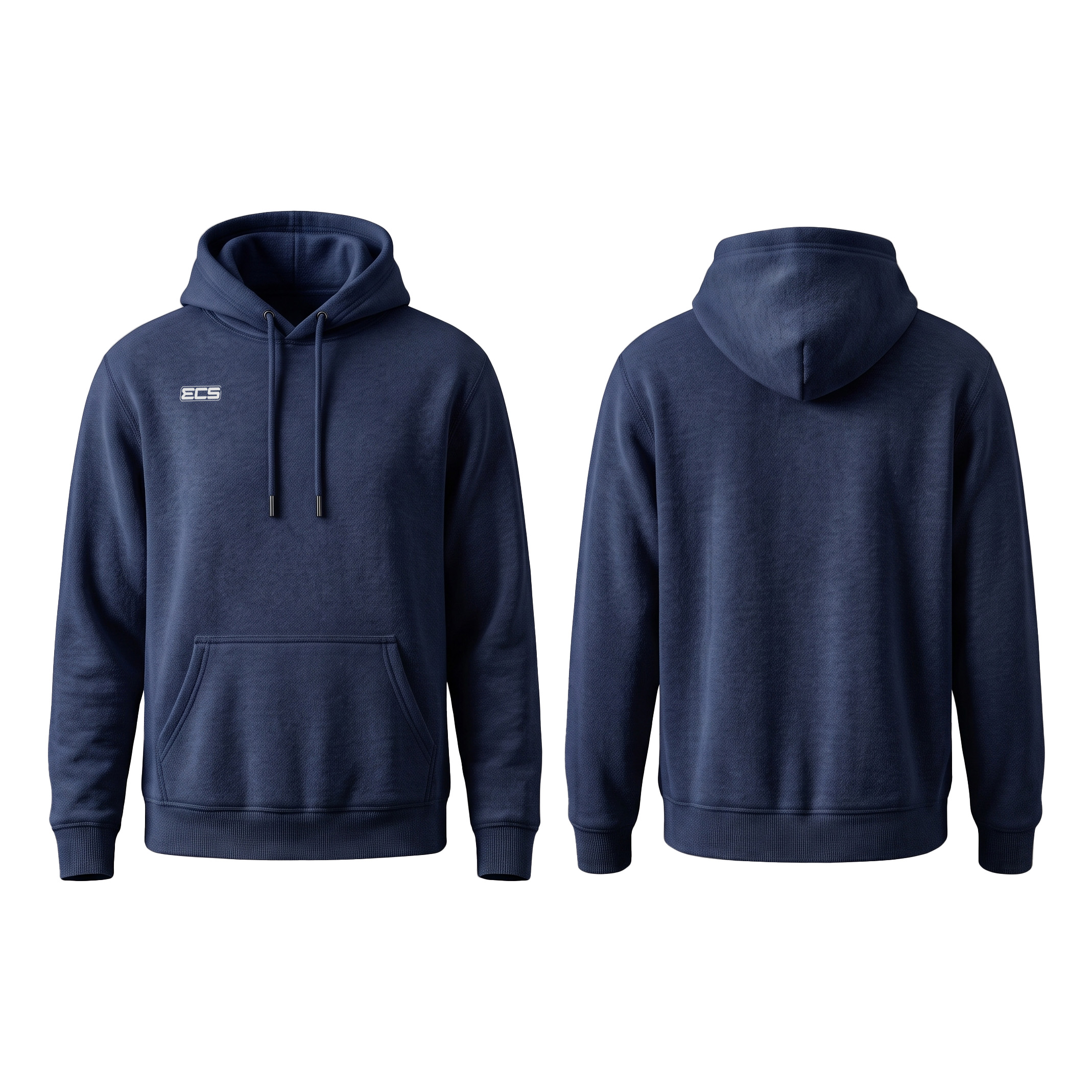 ECS Leisurewear Hoodie in Navy Blue | Off‑Field Essential