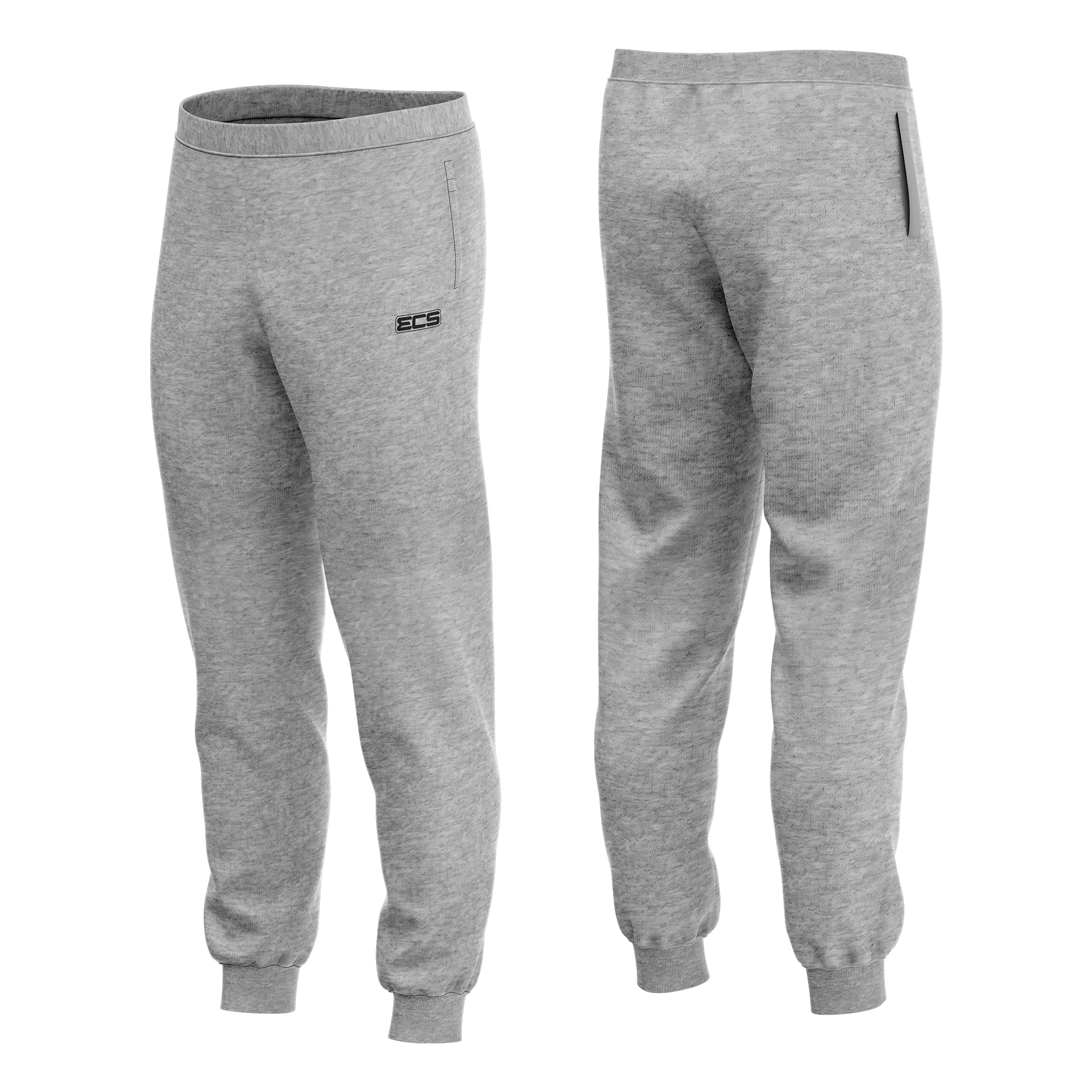 ECS Leisurewear Joggers in Heather Grey | Off‑Field Essential