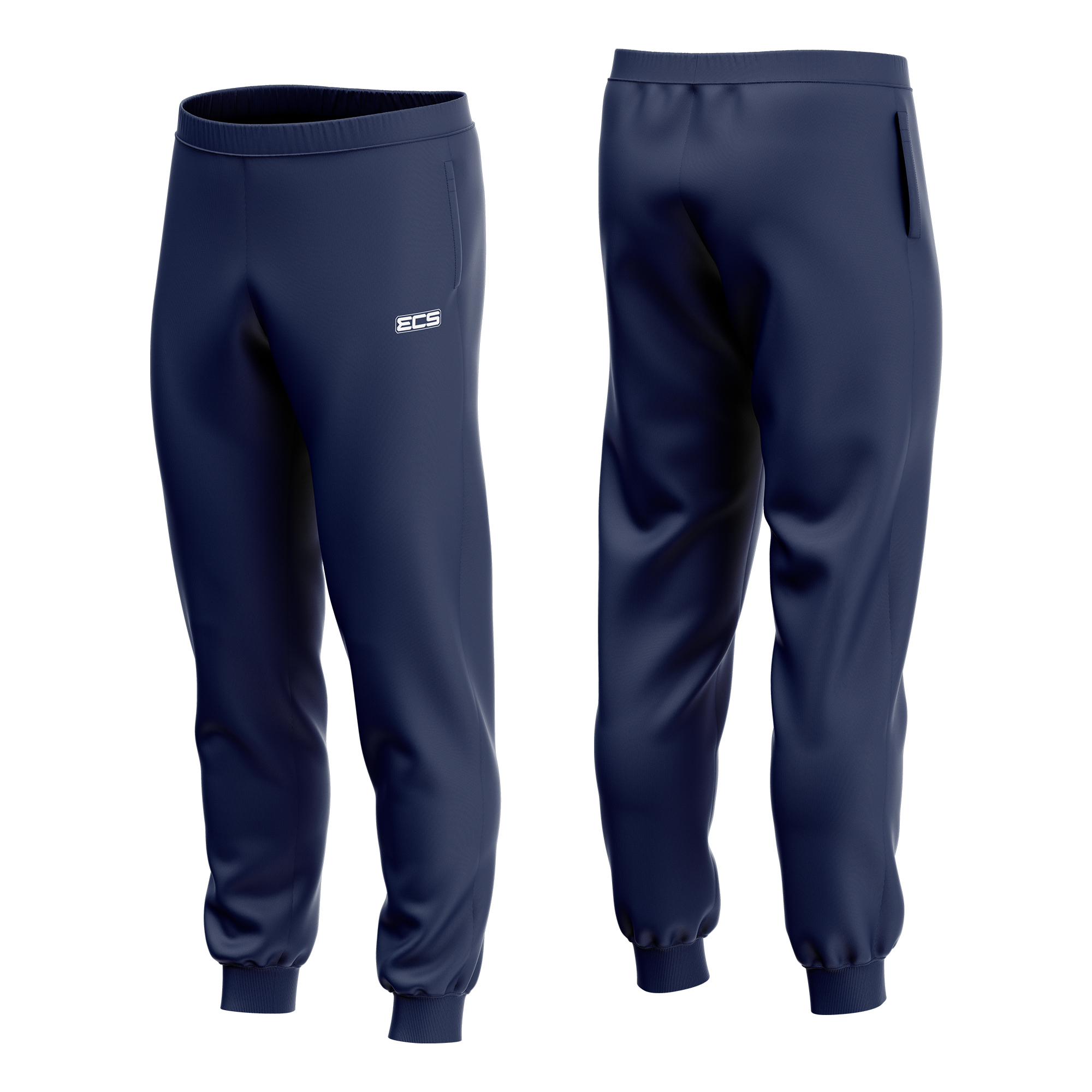 ECS Leisurewear Joggers in Navy Blue | Off‑Field Essential