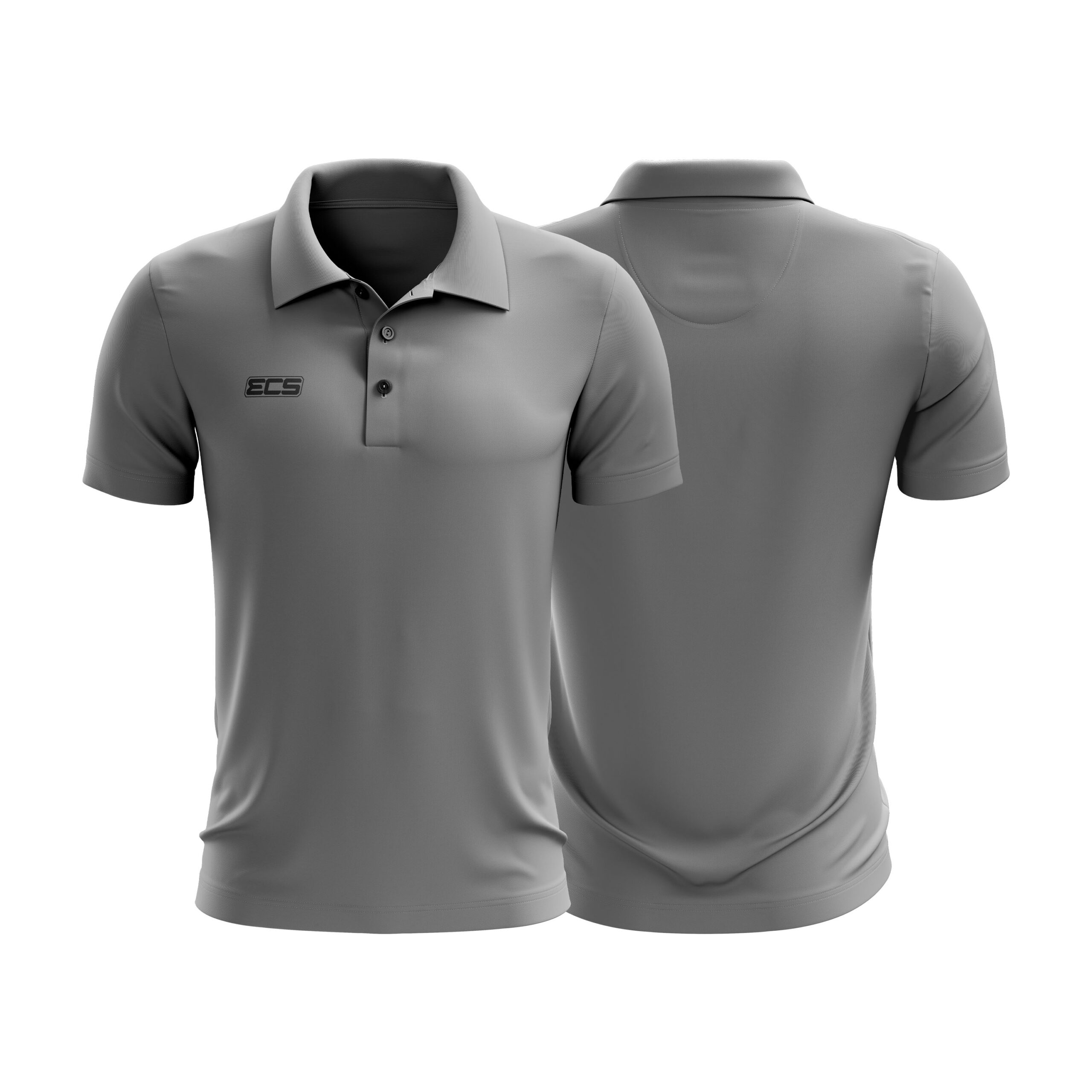 ECS Leisurewear Polo in Grey | Off‑Field Essential