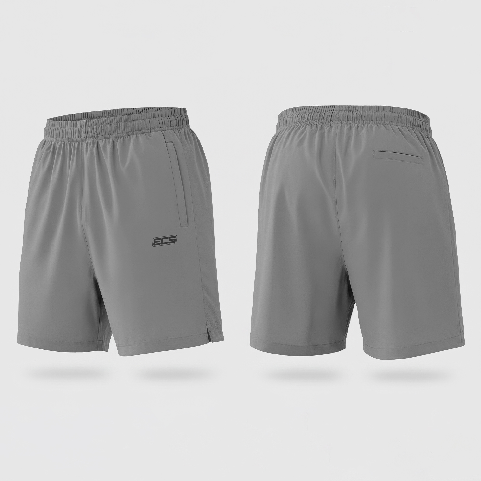 ECS Leisurewear Shorts in Grey | Off‑Field Essential