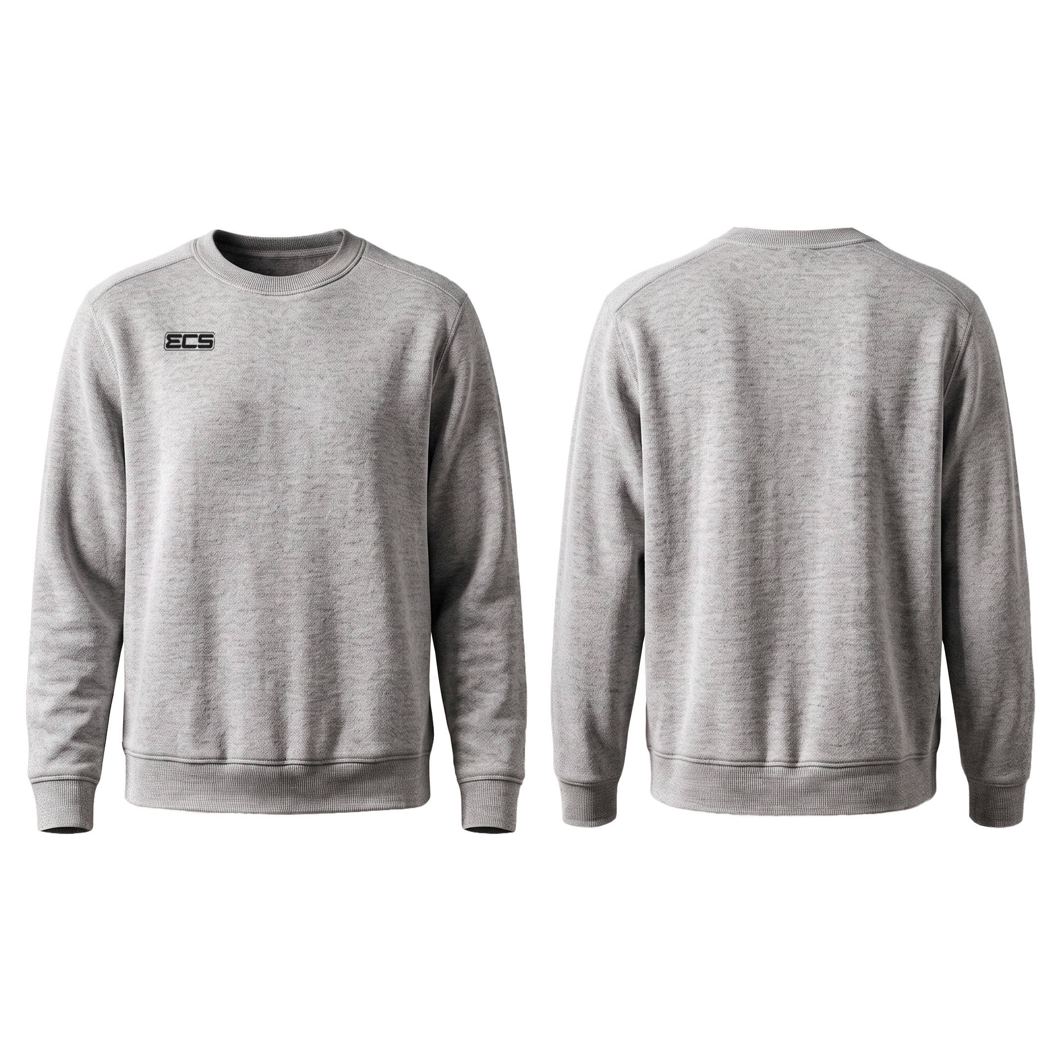 ECS Leisurewear Sweatshirt in Heather Grey | Off‑Field Essential
