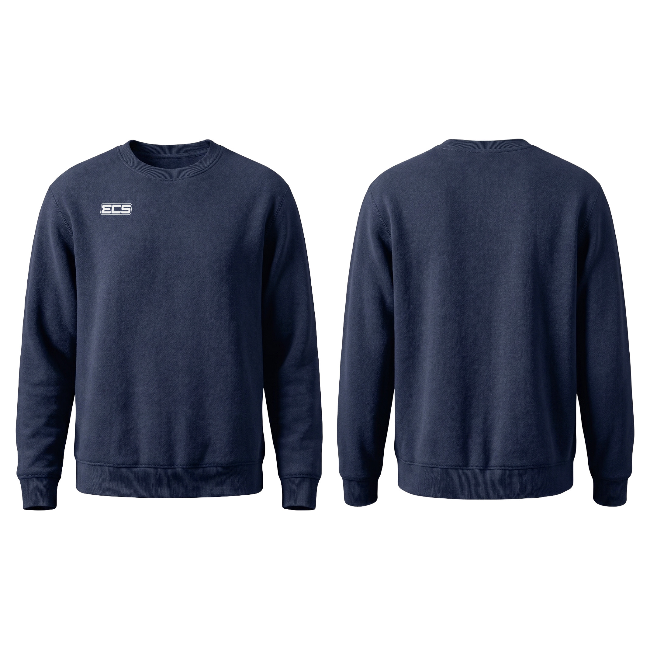 ECS Leisurewear Sweatshirt in Navy Blue | Off‑Field Essential