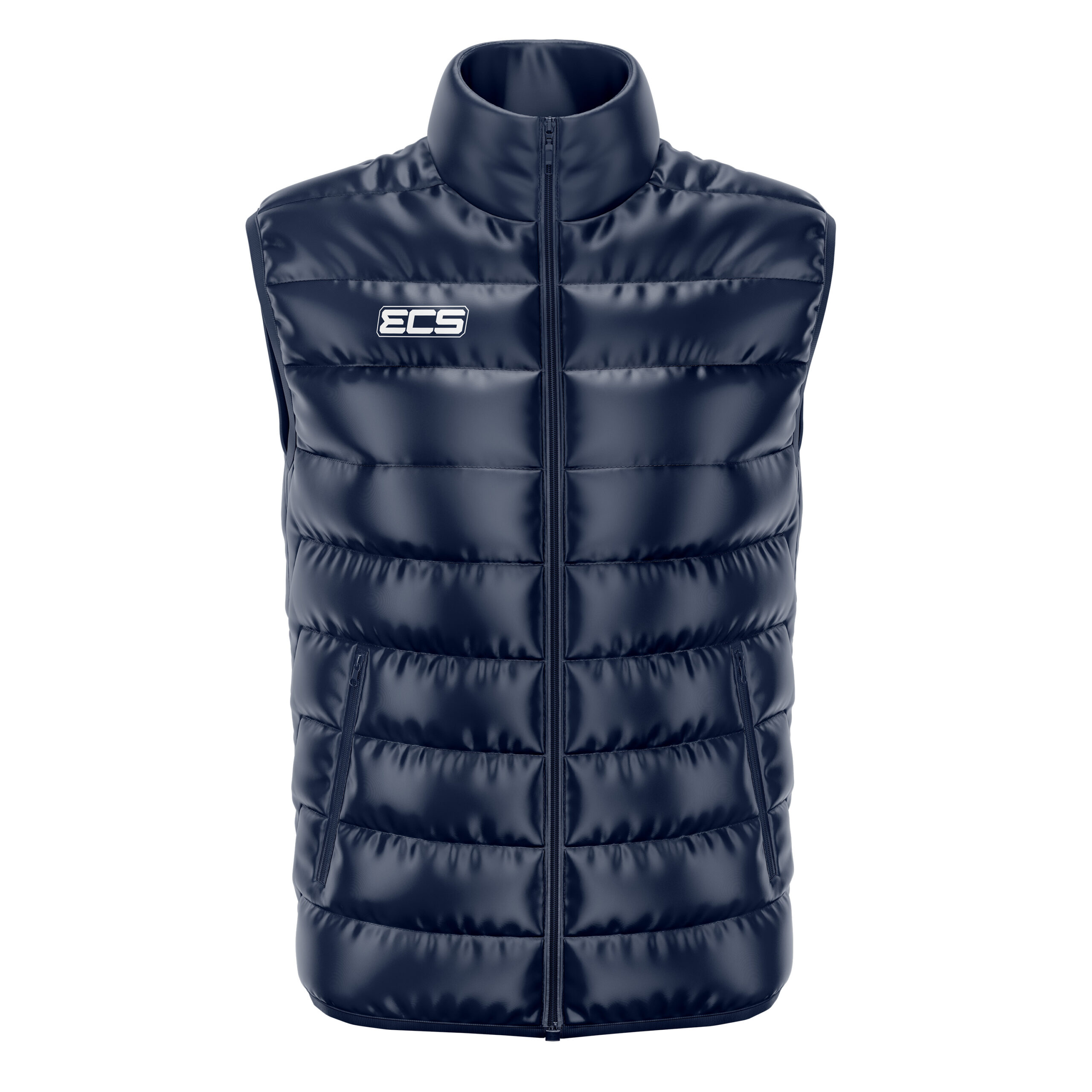 ECS Puffer Gilet in Navy Blue | Off‑Field Essential