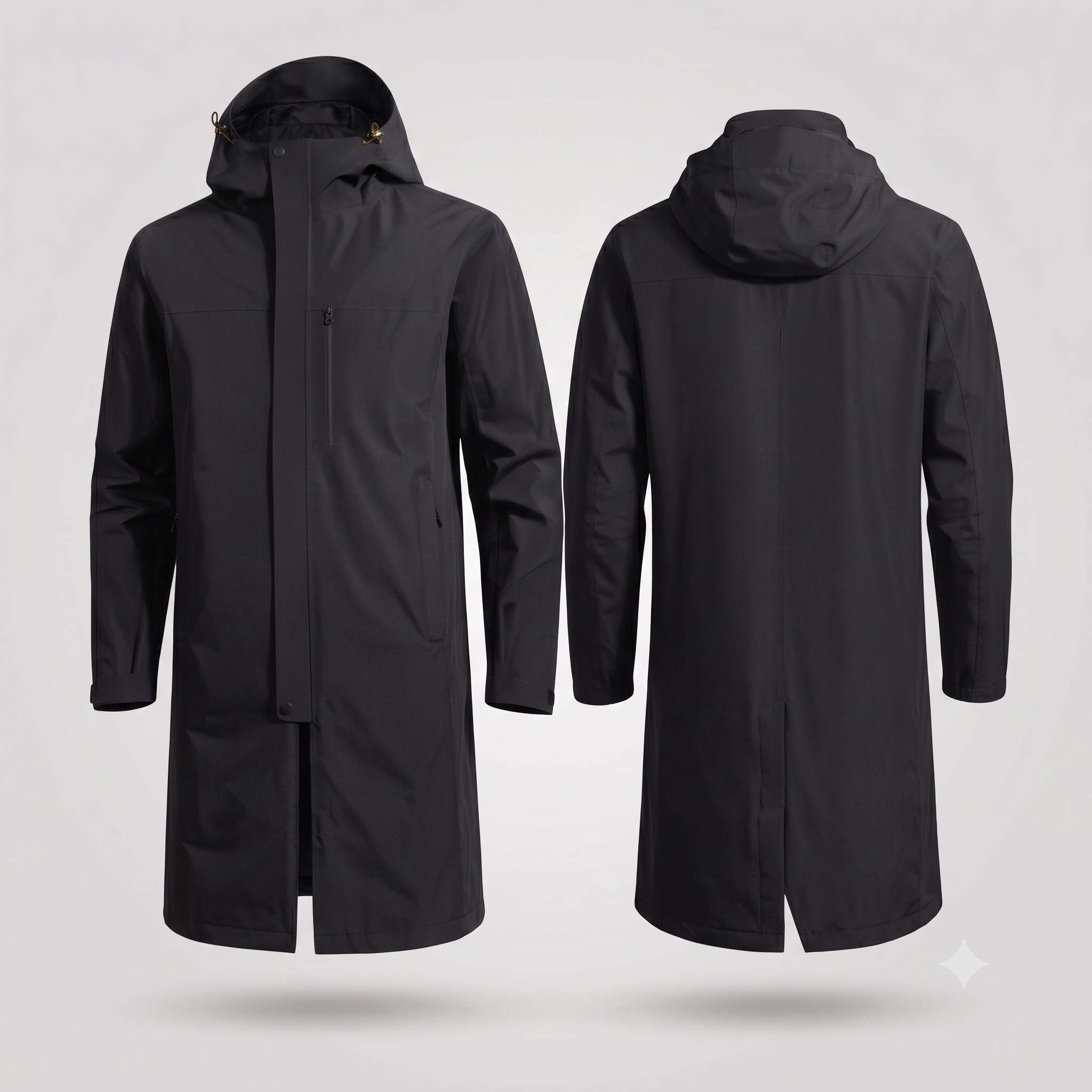 ECS Rain Coat in Black | Off‑Field Essential
