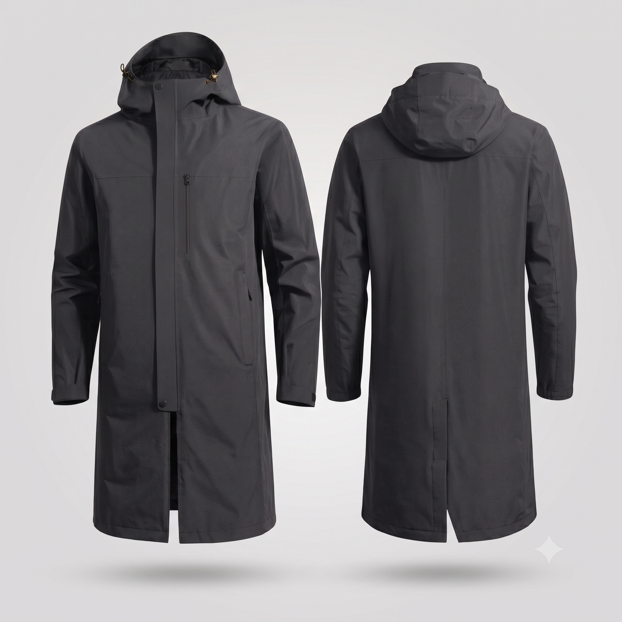 ECS Rain Coat in Charcoal Grey | Off‑Field Essential