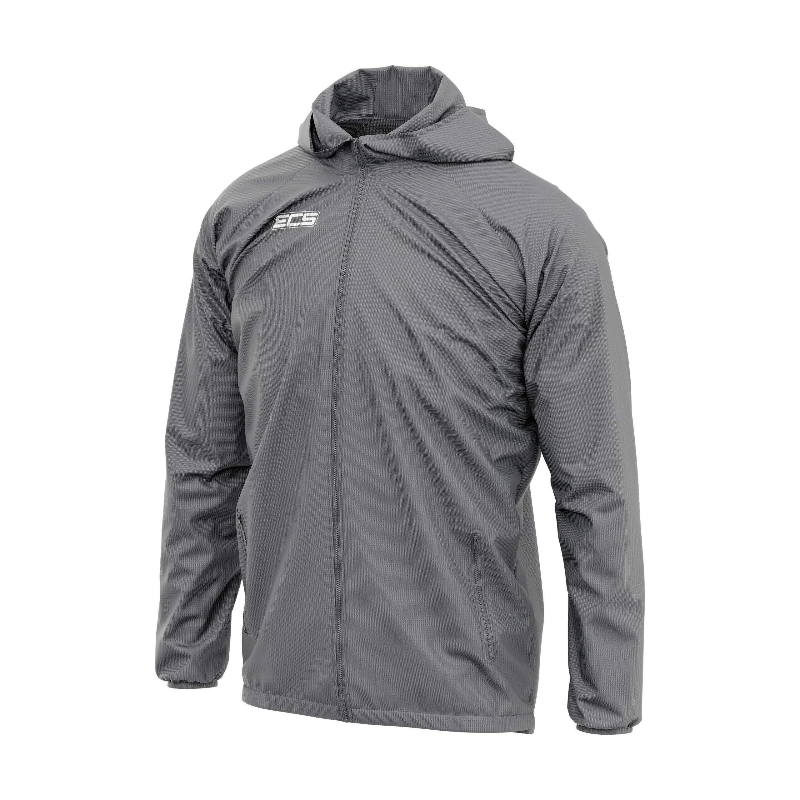 ECS Windbreaker Jacket in Grey | Off‑Field Essential