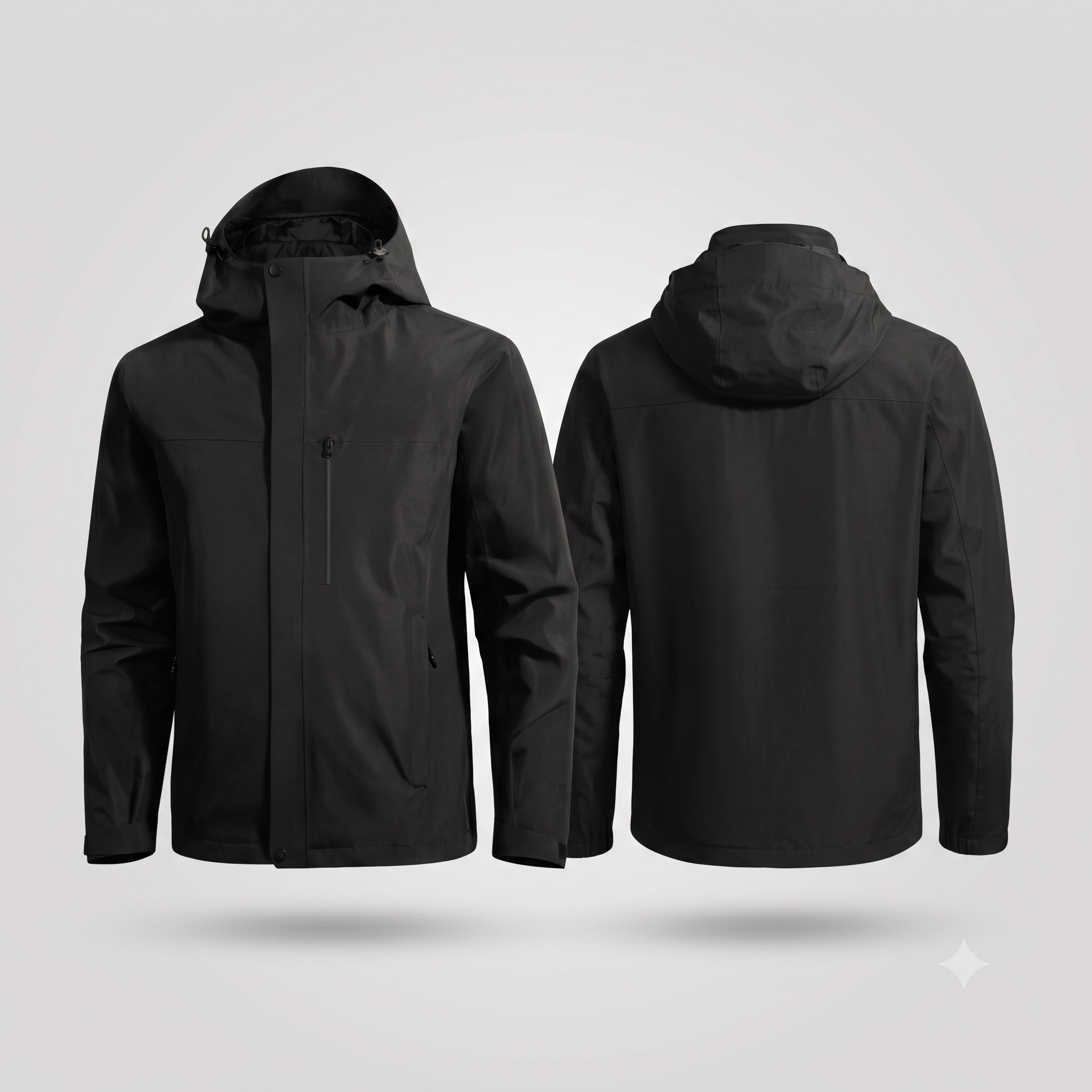 ECS Rain Jacket in Black | Off‑Field Essential
