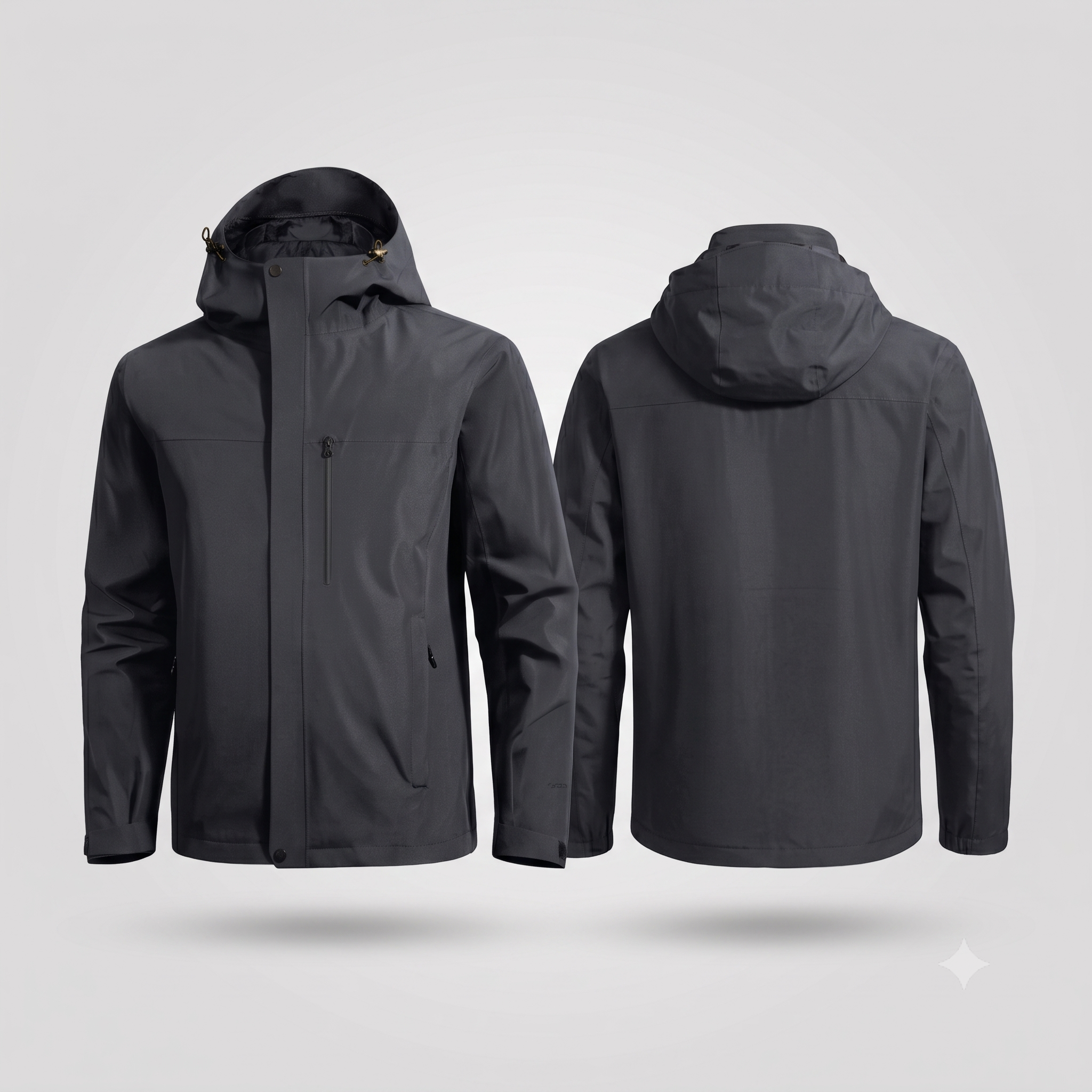 ECS Rain Jacket Charcoal Grey | Off‑Field Essential